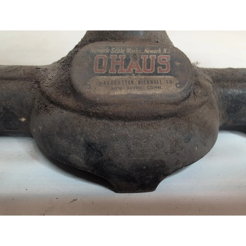 Vintage Ohaus Double Beam Laboratory Beam Balance Scale Two Pan, 2Kg